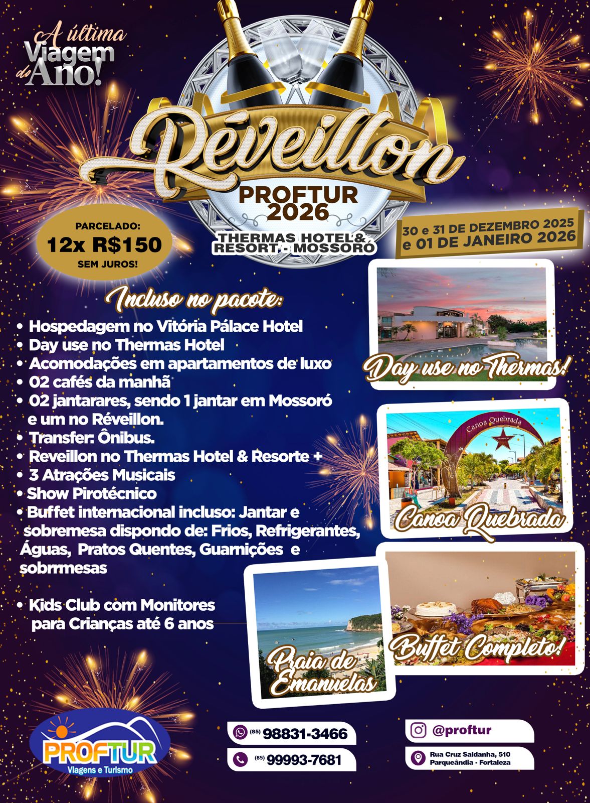 R�VEILLON 2026  - TEMOS VAGAS!