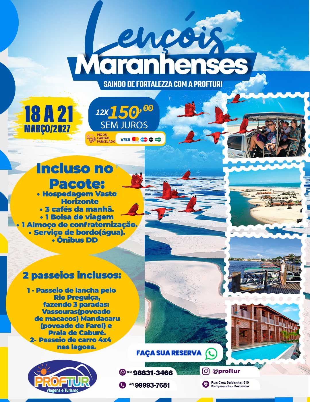 LENCOIS MARANHENSES 18 A 21 DE MAR�O