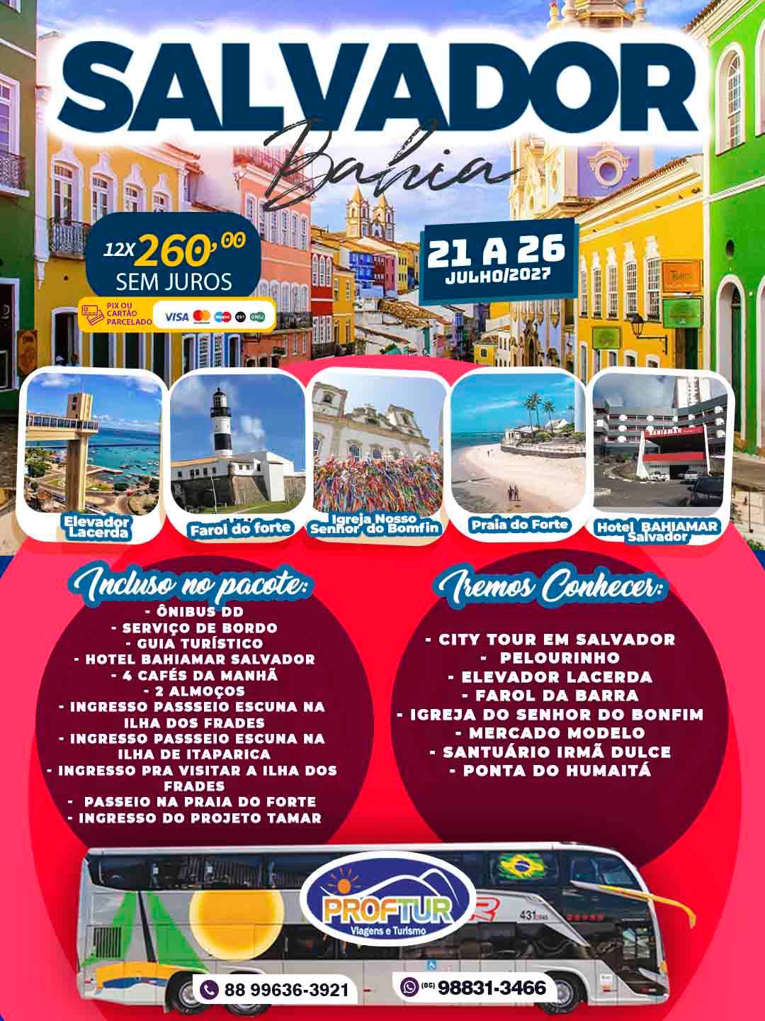 SALVADORR - 21 A 26 JULHO/2027